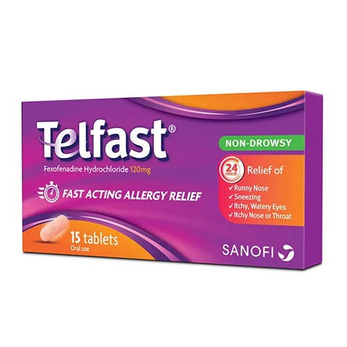 Telfast 120mg - 15 Tablets