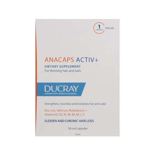 Ducray Anacaps Active+ Capsules 30s