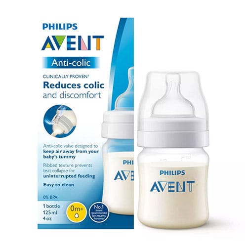 Philips Avent Anti-Colic Feeding Bottle 0m+ 125ml (SCF 810/61)