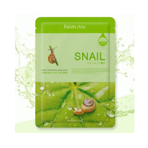 Farm stay visible difference facial mask with snail extracts - 23 ml