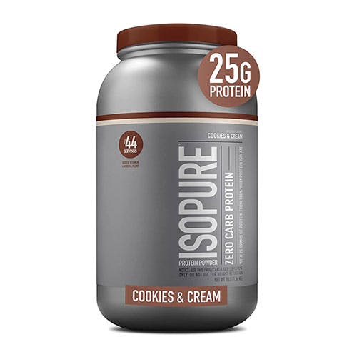 Isopure Zero/Low Carb Protein Powder 41 Servings - Cookies & Cream