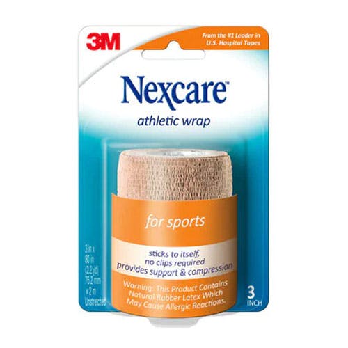 3M Nexcare Athletic Wrap 3 Inches x 2m - Beige Color - Pack Of 1