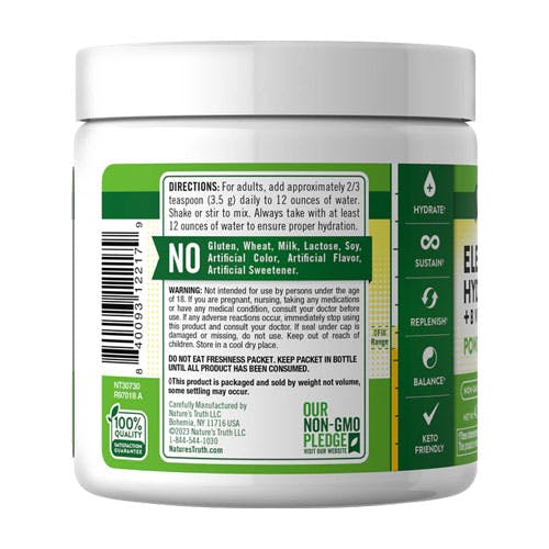 Nature’s Truth Electrolyte Hydration Powder Mix 121gm