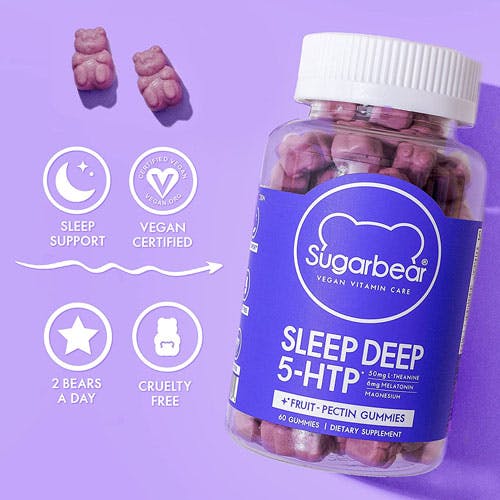 Sugarbear SLEEP DEEP 5-HTP Vegan 60 gummies