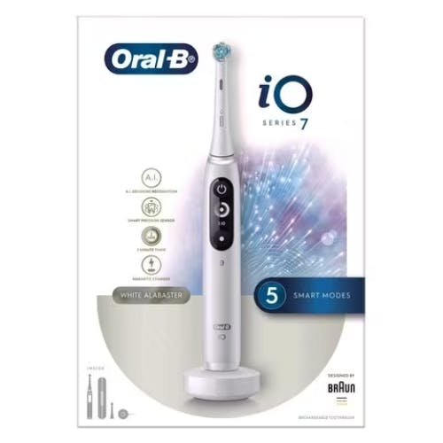 Oral B IO Series 7 Electric Toothbrush Alabaster White