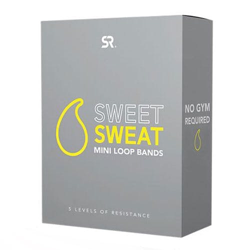Sports Research Sweet Sweat Mini Loop Bands - 5 Levels of Resistance