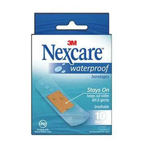 3M Nexcare Waterproof Bandages - One Size - 10 Bandages