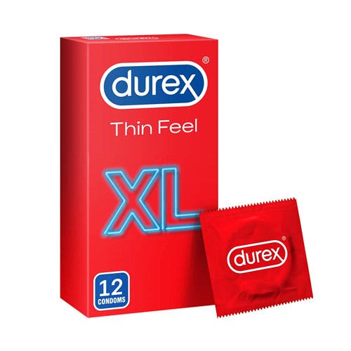 Durex Thin Feel XL Condoms - Pack of 12