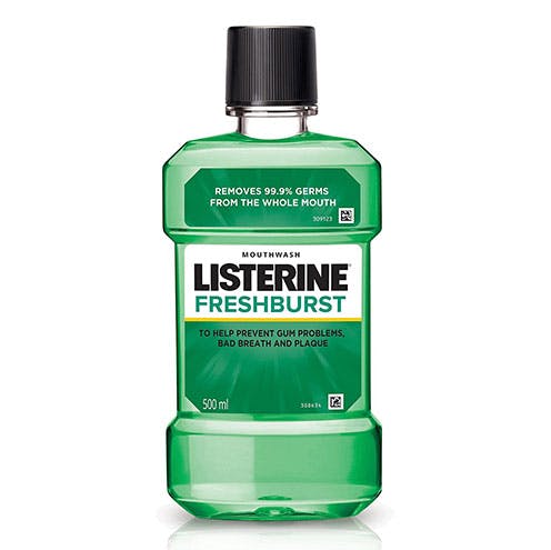 Listerine Fresh Burst Antiseptic Mouthwash 500ml