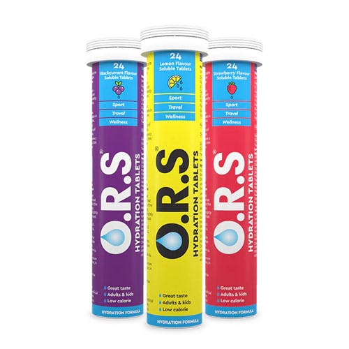 O.R.S Hydration Tablets with Electrolytes - 24 Soluble Tablets