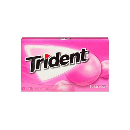 Trident Chewing Gum Bubblegum 14s
