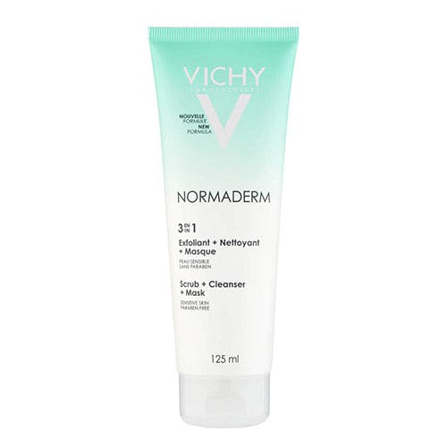 Vichy Normaderm 3 in 1 Scrub and Cleanser Mask 125 ml