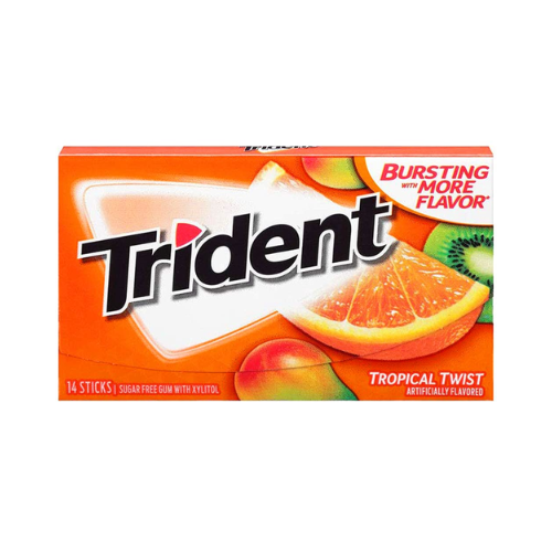 Trident Chewing Gum Tropical Twist 14s