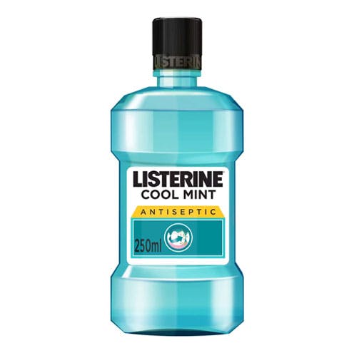 Listerine Cool Mint Zero Antiseptic Mouthwash 250ml