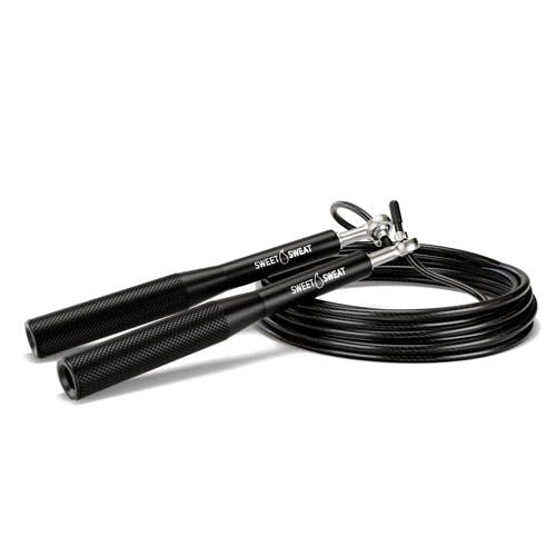 Sports Research Sweet Sweat Speed Rope - Black